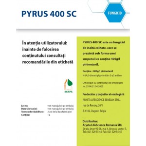 Fungicid Pyrus 400SC 20ml, Pirimetalin